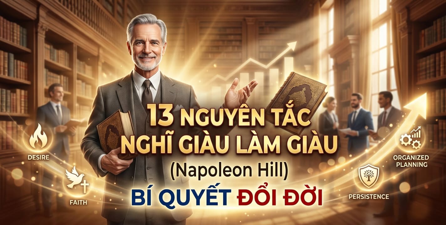 13 Nguyên Tắc Nghĩ Giàu Làm Giàu -Napoleon Hill- - Bí Quyết Đổi Đời 13 Nguyên Tắc Nghĩ Giàu Làm Giàu (Napoleon Hill): Bí Quyết Đổi Đời