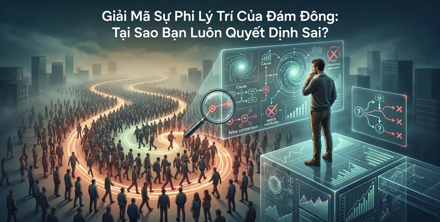 Giải Mã Sự Phi Lý Trí Của Đám Đông: Tại Sao Bạn Luôn Quyết Định Sai?