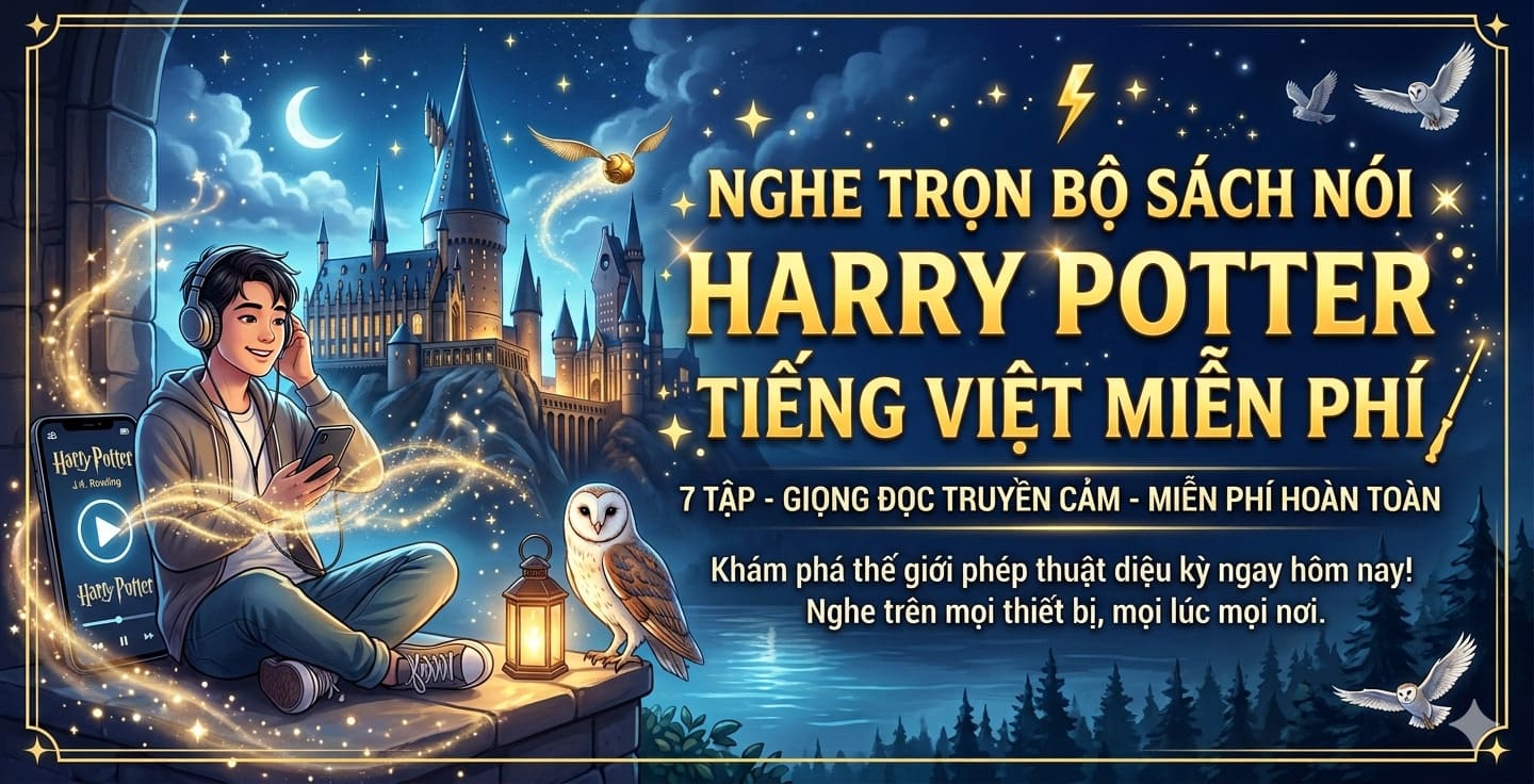 Nghe Trọn Bộ Sách Nói Harry Potter Tiếng Việt Miễn Phí -Audio 7 Tập Nghe Trọn Bộ Sách Nói Harry Potter Tiếng Việt Miễn Phí (Audio 7 Tập)