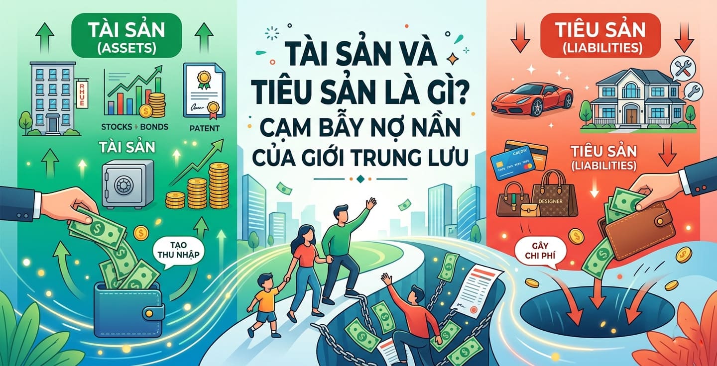 Tài Sản Và Tiêu Sản Là Gì? Cạm Bẫy Nợ Nần Của Giới Trung Lưu
