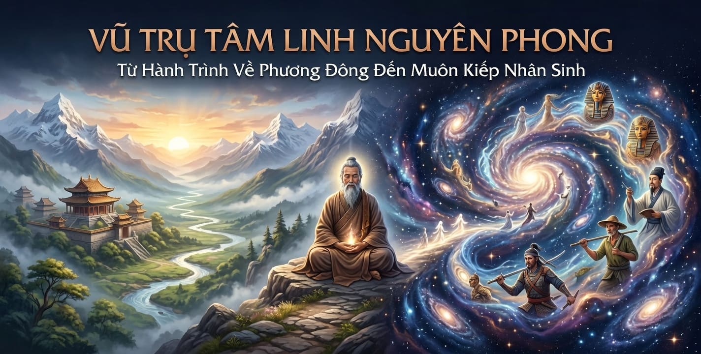 Vũ Trụ Tâm Linh Nguyên Phong: Từ Hành Trình Về Phương Đông Đến Muôn Kiếp Nhân Sinh