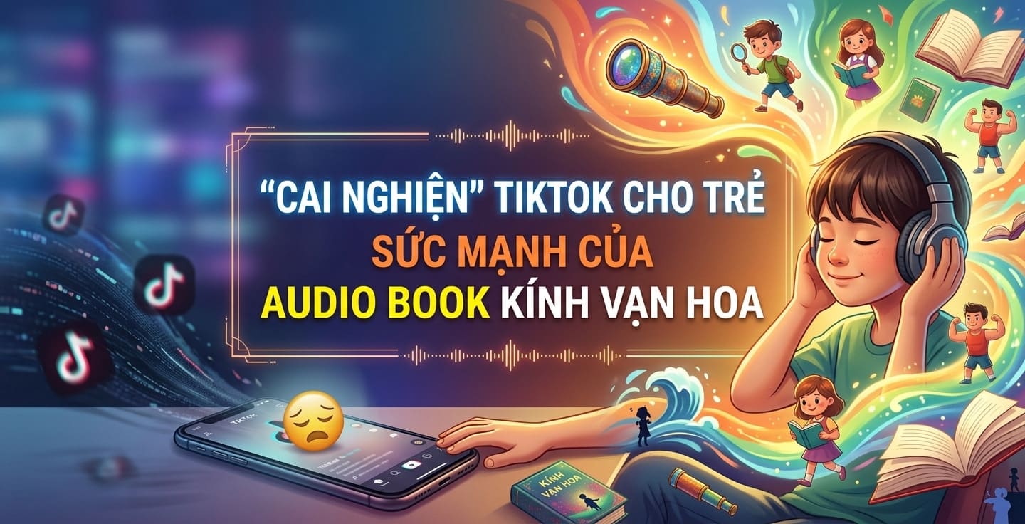 "Cai Nghiện" Tiktok Cho Trẻ: Sức Mạnh Của Audio Book Kính Vạn Hoa