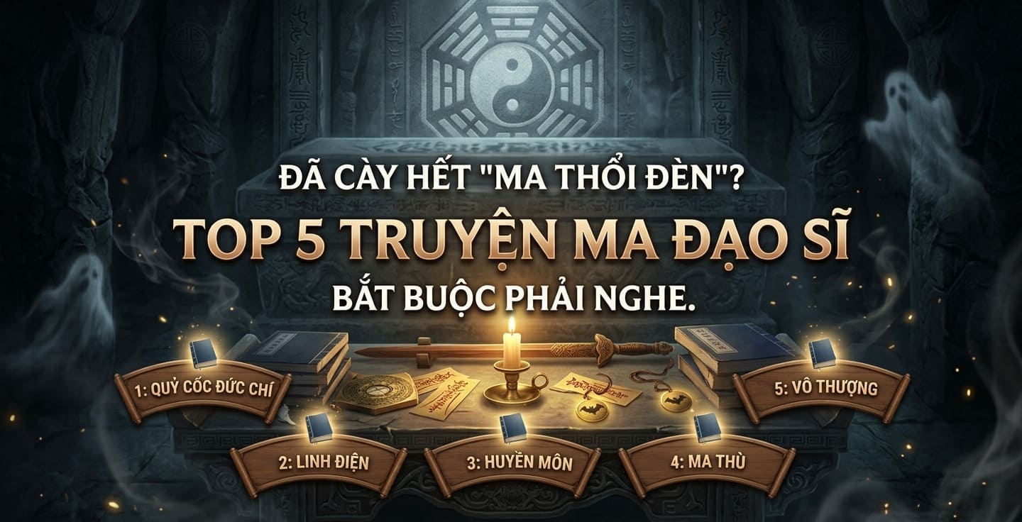 Đã Cày Hết "Ma Thổi Đèn"? Top 5 Truyện Ma Đạo Sĩ Bắt Buộc Phải Nghe