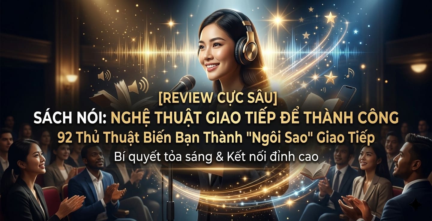 [Review Cực Sâu] Sách Nói Nghệ Thuật Giao Tiếp Để Thành Công: 92 Thủ Thuật Biến Bạn Thành "Ngôi Sao"