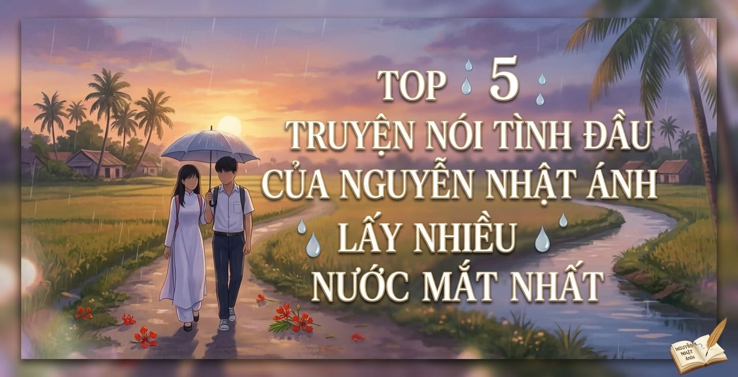 Top 5 Truyện Nói Tình Đầu Của Nguyễn Nhật Ánh Lấy Nhiều Nước Mắt Nhất Top 5 Truyện Nói Tình Đầu Của Nguyễn Nhật Ánh Lấy Nhiều Nước Mắt Nhất